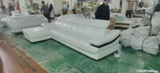 【大厂仿真皮沙发】实木框架，高回弹海绵45密度。全新包装，质量非常好，3.6米右贵妃 - 长治28生活网 changzhi.28life.com